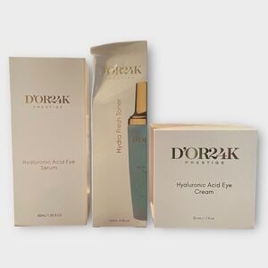 D'OR24K Prestige Hyaluronic Acid‎ Eye Serum Cream Hydra Fresh Toner Set $1120